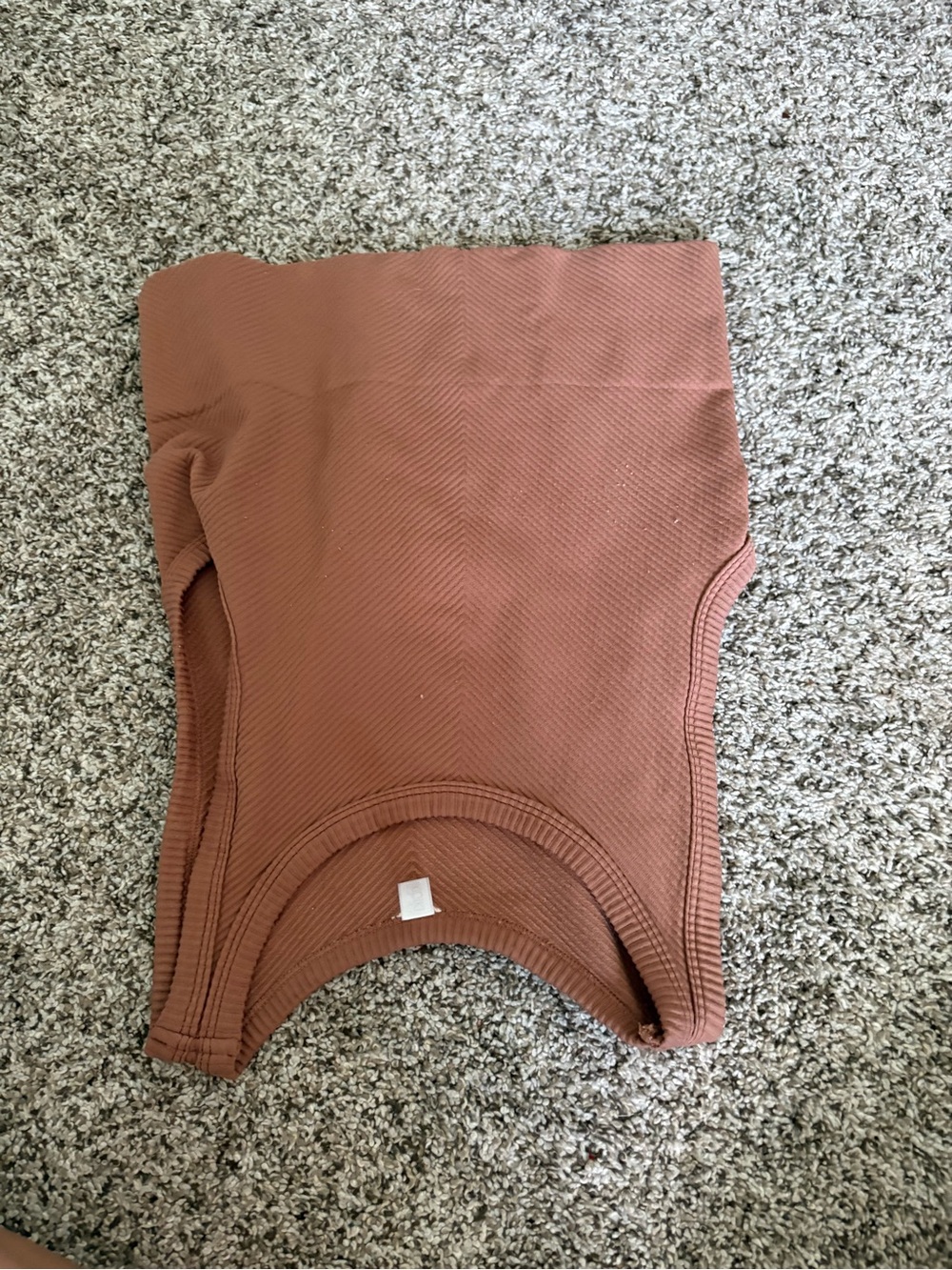 Nikibiki Rust Ribbed Tank Top - Picture 2 of 3